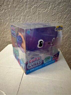 ORB Cutie Cube Squishy - Purple Pup
